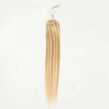 Piano Color Micro-Loop Hair Extensions Invisible Remy Hair Extension For Women Hair Extension 50/100/150 Stand/Pack Invisible Micro-Loop Beads Hair Extension Soft Wearing No Glue No Clip Invisible Remy Hair Extension 2-3 Packs To Add The Length Human Hair Extensions For Daily Use Birthday Party Christmas Use - P01-50 Stand - View 4