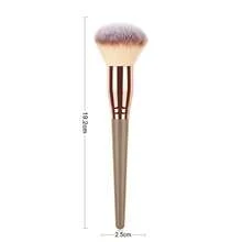 Pincel de contorno, pincel de maquillaje facial premium para rubor, bronceador y contorno, perfecto para mejillas, frente, mandíbula, nariz, mezcla, profundización del contorno y pulido, adecuado para polvos, líquidos y cremas