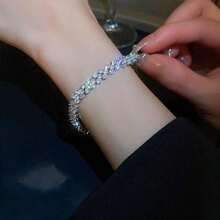 Full Diamond Bracelet For Women  Crystal New Style Bracelet Ring With Diamond Fashion Jewelry Full Diamond Bracelet