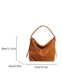 Bolso cruzado de moda para mujer, nuevo bolso de hombro de alta gama - Marrón - Ver 11