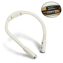 JMMO 1 件 LED 挂颈灯阅读灯 USB 可充电/电池款学生护眼照明书灯户外夜跑便携式头带挂灯创意工作灯 - 3色 - 查看 7