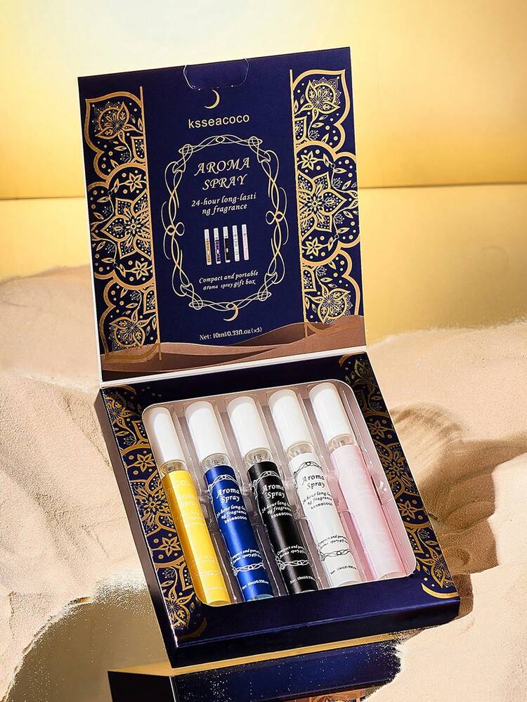 5PCS/1PC-10ml High-End Luxury Room Spray, Long-Lasting Air Freshener, A Must-Have For Vacations, A Home Fragrance Suitable For Both Men And Women. It Is An Indoor And Outdoor Air Freshener That Can Enhance A Happy State. A Lasting, Natural And Fresh Fragrance And Charm Are Indispensable. - Multicolor - View 3