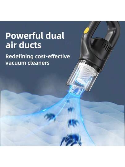 SOKANY Cordless Stofzuiger Cleaner, Rechargeable Super Powerful held Lightweight Portable Barrier Free Wireless Cleaning, Strong Suction, High Cleaning Efficiency, Convenient Home Car Built In 1800mAh Battery view 4