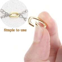 Chốt cửa lò xo thép không gỉ 304 chắc chắn, nhiều hình dạng vòng oval để làm đồ trang sức, đồ thủ công mỹ nghệ tự làm, khóa an toàn, móc khóa lò xo, khóa bấm, đồ trang sức tự làm, vòng cổ, vòng tay, móc khóa phù hợp cho ba lô và túi xách, hoặc làm móc khóa/dây đeo cho cuộc sống hàng ngày - hình bầu dục - Xem 11