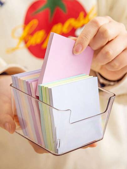 1/2pcs With Transparent Drawer Storage Box,Desk Drawer Organizer - For Small Divider Storage Boxes - Combine And Match, Simple And Stylish Multifunctional Storage Box For Office And Student's Desk Back To School