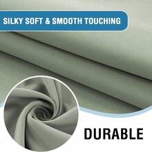 1pc New Beige Linen Pole Bag Design Sheer Curtain, Suitable For Villa, Balcony, Living Room, Bedroom, 160g/Sqm Premium Sheer Curtain - Multicolor - View 8