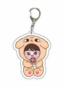 1 Piece, SKZOO,Spell Back Key Chain, Cartoon Photo Card, Bag Pendant, Cheng Xiao Lu Guangxia Cartoon Surrounding, Acrylic Key Chain Animation Surrounding, Party Gifts, Backpack Pendant. - Multicolor - View 11