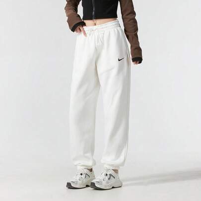 Nike 女子AS W NSW PHNX FLC HR OS PANT 2運動長褲