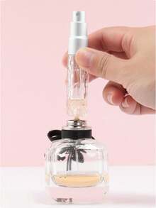 1 pieza Atomizador de perfume recargable portátil y mini, botella atomizadora de tamaño de viaje, accesorios de 5ml/0.2oz