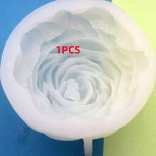 1 件硅胶模具，创意花朵设计硅胶模具，适合 DIY