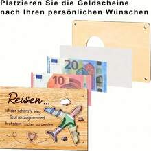 1 Piece Happy Birthday Cute Three Rats Wooden Money Holder Ornaments 2D Flat Double-Layer Wooden Decoration Plaque Ornaments Money Postcard Decoration Ornaments Birthday Gifts Christmas Gifts For Best Friends - Multicolor - View 7