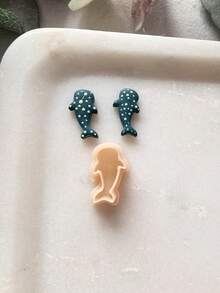 1/2/17 chiếc Khuôn cắt đất sét hình bãi biển đại dương dùng để làm đồ trang sức, Dụng cụ làm khuyên tai bằng đất sét mùa hè, Bộ dụng cụ cắt đất sét hình động vật biển dùng để làm đồ trang sức - Máy cắt đất sét - Xem 10