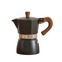 2/4/6/9/12 杯容量不锈钢咖啡壶，容量 100-470 毫升，摩卡壶/意式咖啡壶，适合家庭厨房和露营使用