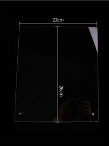 Tablero de exhibición de arte de uñas acrílico - Soporte de exhibición de muestras de color de uñas falsas con adhesivo doble cara, hoja de exhibición de arte de uñas transparente, herramienta de exhibición de arte de uñas para salones de uñas