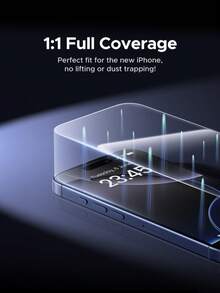 UGREEN 2片装无边框全屏高清屏幕保护膜，兼容 17 Air Pro Max - 無色 - 查看 9