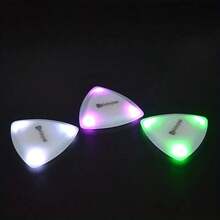 1 pieza PICKPAL Púa de guitarra luminosa LED - Accesorios de guitarra Púa de guitarra eléctrica (tres colores de luces para elegir) - Multicolor - Ver 15