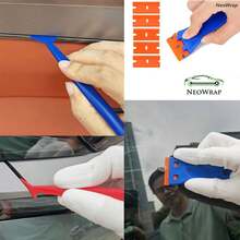 Kit de herramientas aplicador de envoltura de vinilo para coche profesional, juego de herramientas de láminas de escurridor de película, cuchillo para envolver, espátula de vinilo, Kit de tinte, herramientas de cobertura XT2F - Kit de 1-23 piezas - Ver 10