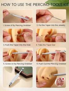 32Pcs 16G 18G Flat Back Stud Earrings For Women - Hypoallergenic Surgical Steel Internal Thread Stud Piercing Jewelry For Tragus Helix Cartilage Conch Nose Gold Silver Lip Labret Medusa Piercing - 銀色調 - 查看 5