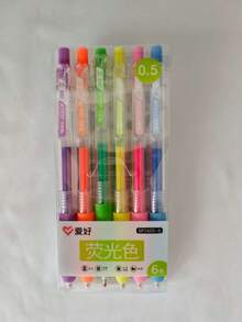 Languo A Set Of 9-Color Large-Capacity Colored Gel Pens, Multi-Color Non-Transparent Doodle Pens, Simple And Cute Ins Style Morandi Color Multi-Color Candy Color Planner Pens, Student Art Character Comic Drawing Note-Taking Colored Pens,For School Supplies,Back To School