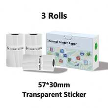 Ink-Free Student Mini-Printer, Office Mobile Thermal Print Photos, Documents, Label Printers, Connected Mobile Android Pocket Machine, Multi-Color Options,Christmas Gift Box