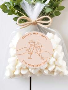 1 Piece Of Custom Christmas Letter Stickers, Personalized Custom Name Stickers, And Circular Sealing Stickers For Gift Packaging Boxes - Multicolor - View 2