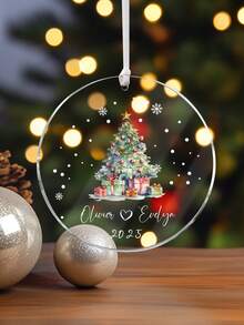 Personalised Christmas Tree Decoration, , Custom Gift, Christmas Ornaments,Personalized Tree Ornaments, Custom Name Ornament, First Christmas Ornament, , Christmas Gift,Personalized First Christmas Wedding Keepsake Custom Wedding Gift Newlywed Christmas Gift