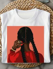 Afrocentric  Tee_  Pride, Black Culture Clothing.Jpg - trắng - Xem 1