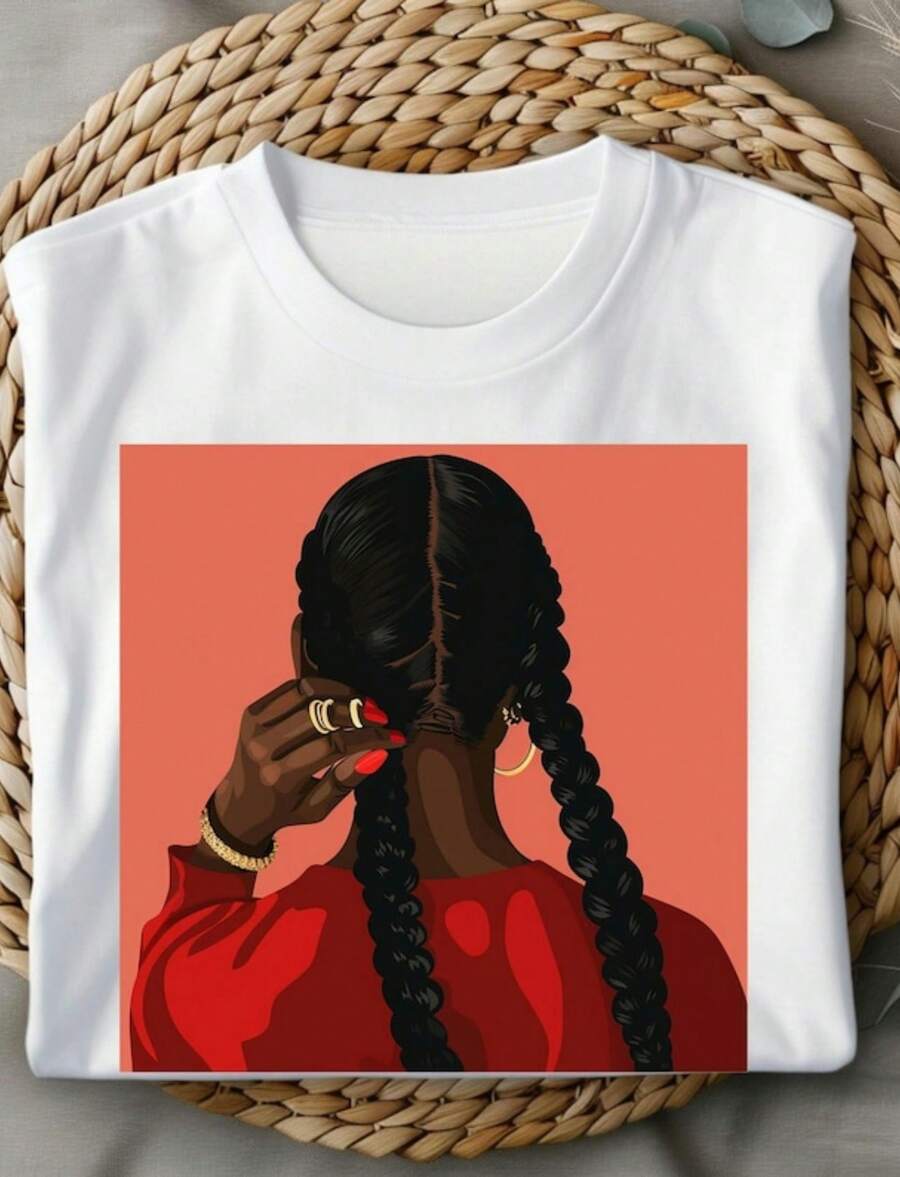 Afrocentric  Tee_  Pride, Black Culture Clothing.Jpg - trắng - Xem 1