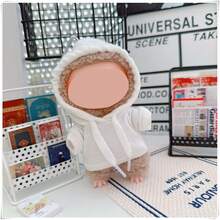 17cm Kabubu 连帽衫 第 1/2/3 代 Labobo 娃娃衣服、17cm LBB 娃娃衣服、10cm 毛绒娃娃、白色、黑色、蓝色 连帽运动衫 - 彩色 - 查看 8