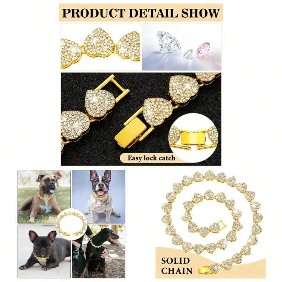 Caiguoer Punk Collane Chunky Gold Collana Cuban Link