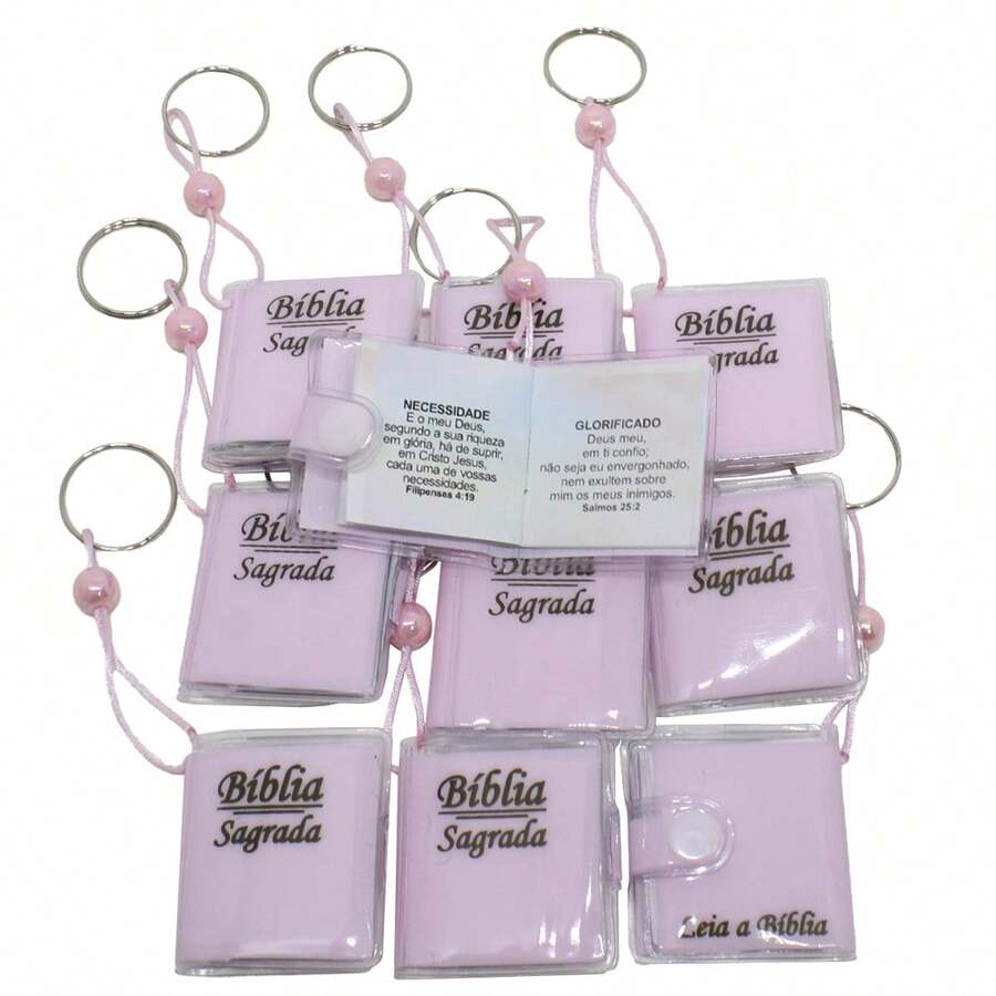 Holy Bible Keychain Souvenir 10 Pieces - Modelo 6 - 查看 1