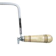 VENTDEPOT Arco Calador de Metal, MXSQT-001, Para Segueta de 6", 90/45° Ángulo de Corte, Metal, Calador - Plateado - Ver 4