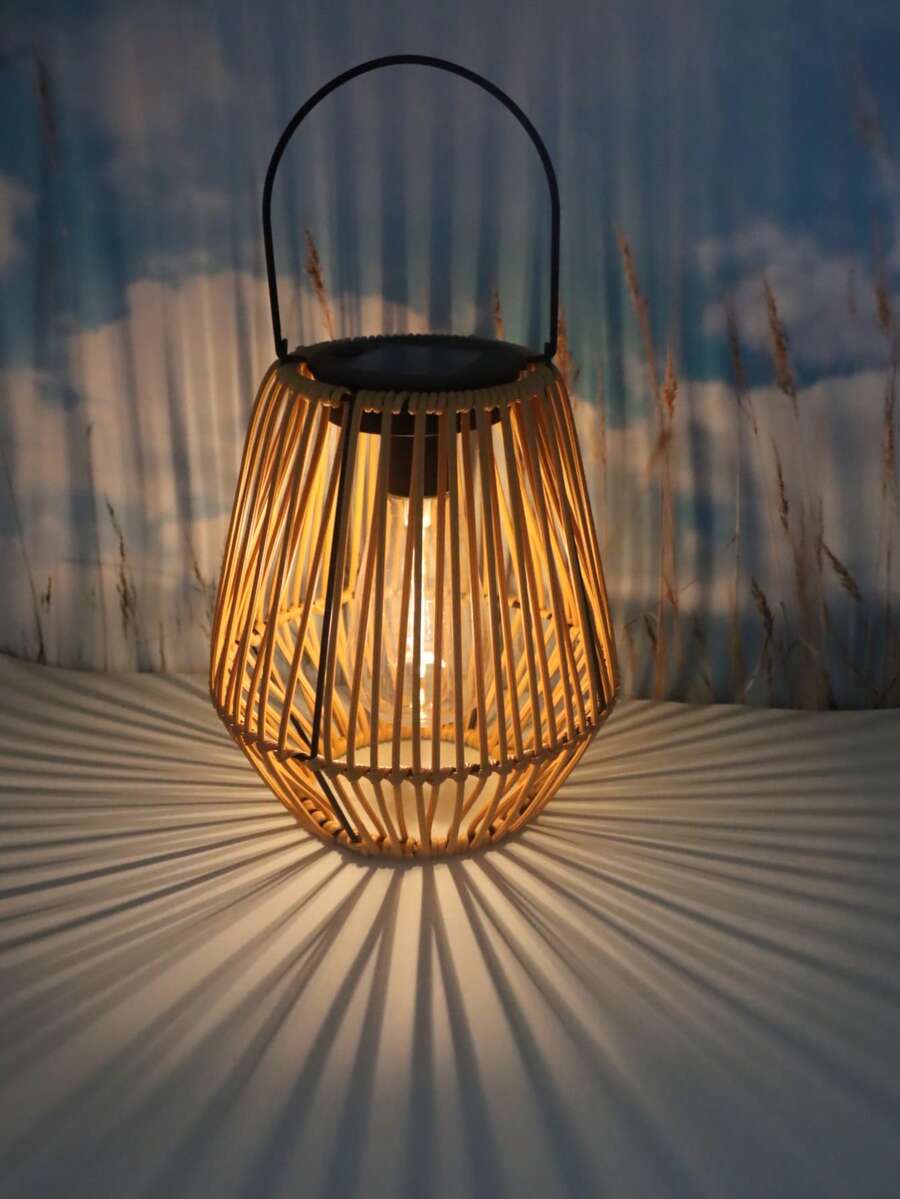 1PC Solar Lights Solar Outdoor Lights,Solar Bamboo Lantern,Solar Lantern Outdoor Waterproof Solar LIght For Outdoor Hanging SOlar Light Outdoor Solar Light Decoration For Garden,Yard,Patio,Porch,Trees,Lawn,Path,Retro And Exquisite,Metal,European-Style Wrought-Iron Decorative Hanging Ornaments.They Are In A Baroque Style And Serve As Decorative Hanging Pieces,Wall Decor,Room Decor,Home Decor,Fall Decor