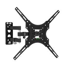 26-55" Adjustable Wall Mount Bracket Rotatable TV Stand TMX400 With Spirit Level - Black - View 1