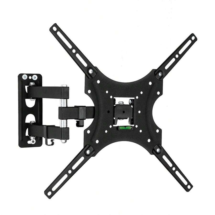 26-55" Adjustable Wall Mount Bracket Rotatable TV Stand TMX400 With Spirit Level - Black - View 1