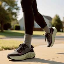 Women's Walking Shoes Cushion Running Tennis Non-Slip Comfortable Workout Gym Athletic Breathable Fashion Sneakers ActiveLite - 黑色 - 查看 6