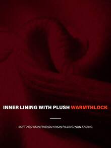 1pc Brushed Camisole With Built-In Coaster, Ribbed Yoga Thermal Vest, Suitable For New Year/Valentine's Day, Winter, Wine Red, No Bra Required