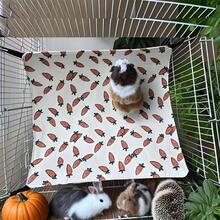 Small Animal Hideaway& Hammock, Cozy House With Roof For Small Pets To Sleep And Hide - Washable Pet Cave& Hideout Corner, Hanging Hammock Hideout Bed, Cage Accessories For Guinea, Hamster, Rat, Glider, Squirrel, Ferret, Kitten, Squirrel, Chinchilla