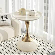 European Style Iron Side Table, Small Sofa Side Table, French Style Tea Table, Bedroom Nightstand, Small Round Table