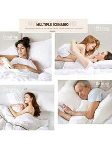 1pc Custom Picture Pillow Cover, Customized Photo Or Text Long Body Pillow Case, Personalized Custom Gifts Any Picture Two-Sides Design Throw Pillow(20"X54") Custom, Unique, Personalized Ideal Gifts For Girlfriend, Ideal Gifts For Friends, Ideal Gifts For Family Him, Her, Boyfriend, Girlfriend, Dad, Family, Mom, Friends For Anniversaries, For Graduation, For Housewarming, For Weddings - Multicolor - View 12