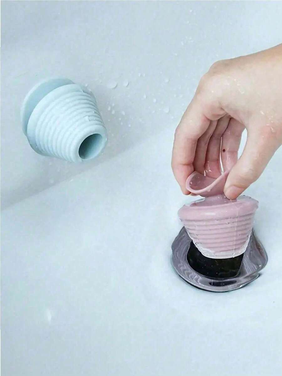 通用橡胶浴缸排水塞，水槽塞，浴缸塞，淋浴排水塞，硅胶浴缸排水塞，浴缸排水塞，水槽排水塞，适用于厨房、浴室、洗衣房、水槽、浴缸、洗脸盆 - 彩色 - 查看 1
