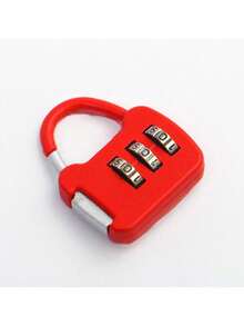 Digit Mini Round Combination Lock, Padlock, Anti-Theft, Luggage Lock, Student, Dormitory, School Bag, Cabinet, Drawer Lock,For Luggage, Pencil Case, Backpack, Cartoon Waterproof Padlock For Outdoor Travel, Student Dormitory, Cabinet, Drawer,Electric Bike, Bicycle Basket Lock, Helmet Lock, Cabinet, Luggage, Travel Accessories