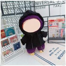 17cm Kabubu 连帽衫 第 1/2/3 代 Labobo 娃娃衣服、17cm LBB 娃娃衣服、10cm 毛绒娃娃、白色、黑色、蓝色 连帽运动衫 - 彩色 - 查看 13