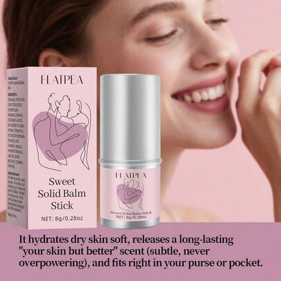 Perfume sólido portátil para mujeres, fragancia floral, bálsamo de perfume sólido fresco y de larga duración, adecuado para citas y vida diaria, regalo ideal para el Día de San Valentín, cumpleaños, Navidad, Día de la Madre