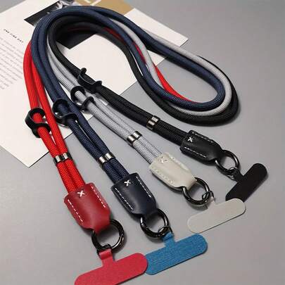 时尚尼龙挂绳颈带 - 编织带，适合送给母亲、家人、朋友、生日、节日手机挂饰、手机链的户外探险礼物