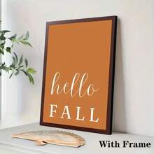 1PC Fall Autumn Maple Leaf Bird Pumpkin Chrysanthemum Posters Prints Canvas Painting Nordic Wall Art Pictures For Living Room Frameless Home Decor