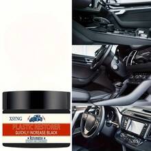 Upgraded Car Interior Repair Wax, Powerful Formula - Multifunctional Plastic Care Wax, Dashboard, Seat, Center Console Maintenance Agent, Anti-Aging Protection, Anti Whitening, Suitable For Car Seat Covers And Wood Plastic Materials