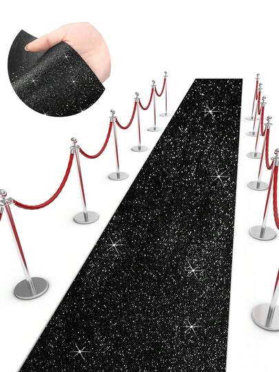 1Pc Blue Glitter Carpet Runner,Aisle Runner Rugs,500*75/300*75cm Long Carpet,Wedding Carpet Rug,Wedding Supplies,Indoor/Outdoor Activities Decoration,Stage Shows Supplies,Award Ceremony Decor,Bridal Shower Supplies,Holiday Party Supplies,Birthday Supplies, Wedding Decor. Birthday Party Decor,Happy New Year Decorations Supplies