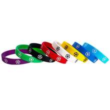 Bracelet de sport de football, bracelet de club de football, bracelet en silicone, bracelet de sport de Coupe du Monde de football