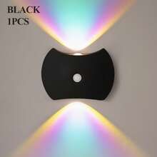 Luz de pared LED con sensor inteligente, lámpara de pared con sensor de movimiento interior, luz de pared LED inalámbrica, lámpara de pared, luz nocturna con batería, diseño adhesivo, giratoria, portátil, fácil de instalar, temperatura de color y brillo ajustables - Multicolor - Ver 22